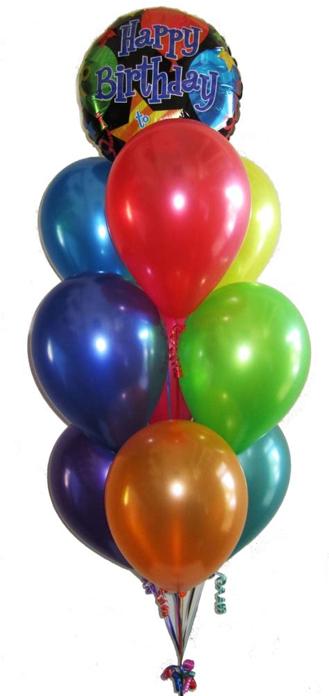 Editable Birthday Balloons