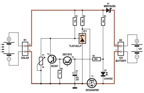 In this article i am going to post a circuit diagram of 15 ampere solar charge controller which do not use any microcontroller. Super Circuit Diagram: 4 Amps Photovoltaic Solar Charge Controller Circuit