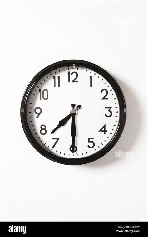 Clock 7 30 High Resolution Stock Photography And Images Alamy