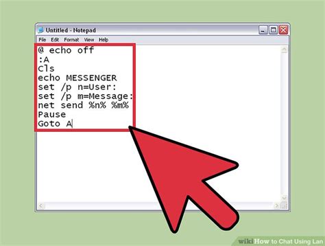 Buttonsend command to this computer so when i type in a command in the textbox of the first pc (i.e. How to Chat Using Lan: 6 Steps (with Pictures) - wikiHow
