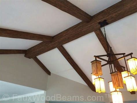 The powerful design element of a decorative ceiling can. Faux Roof Beams | Wood beam ceiling, Ceiling beams, Wood beams