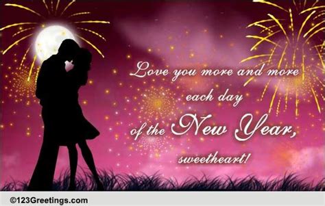 New Year Love Cards Free New Year Love Wishes Greeting Cards 123