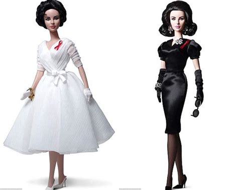 Elizabeth Taylor Barbie With Exact Shade Of Her Violet Eyes Facenfacts