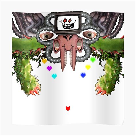 Do you like my videos and want to support what i do? Póster «Omega Flowey» de ILookIncredible | Redbubble