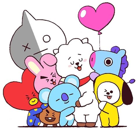 Pin By Diana Laura Morales Martinez On Bt21 Cute Stickers Bts