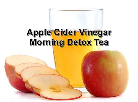 apple cider vinegar morning detox tea shtf prepping and homesteading central