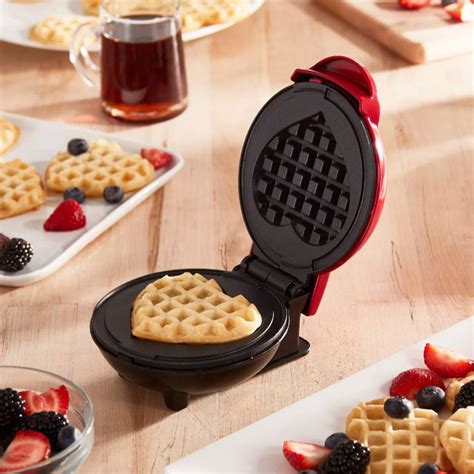 This Mini Heart Shaped Waffle Maker Has Valentine’s Day Breakfast Written All Over It