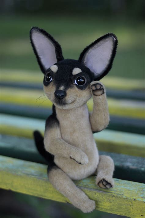 Made To Order Realistic Stuffed Dog Plush Chihuahua Soft Etsy