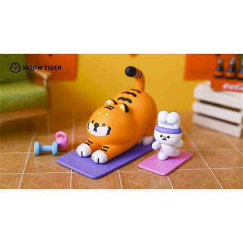 Woow Tiger Free Life Series Blind Box Vinyl Figures Case Of 8