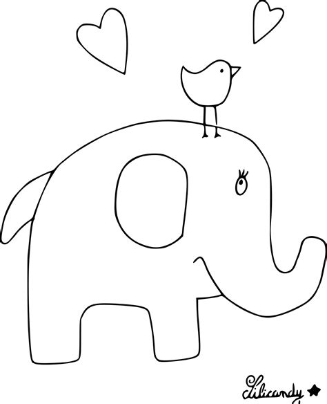 Coloriage Elephant Maternelle à Imprimer Sur Coloriages Info