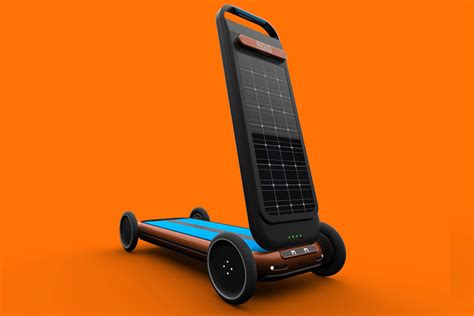 Solar Powered Autonomous Personal Mobility Scooter Doubles As Treadmill To Help You Stay Fit