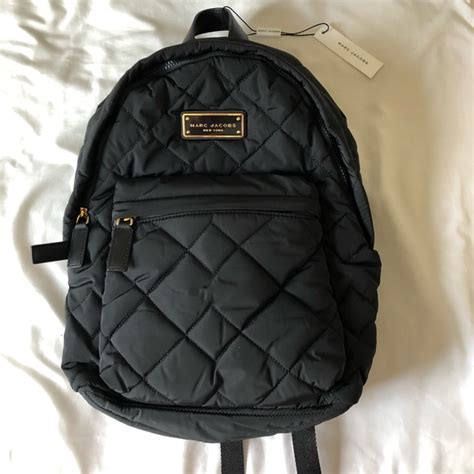 Marc Jacobs Mini Quilted Black Backpack Ar