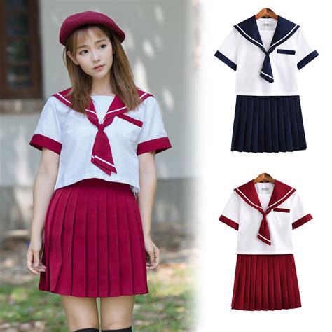 Teenager Japanese School Uniform High School Girls Class Wear School