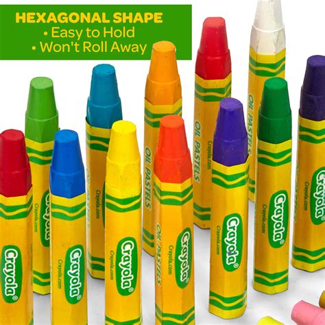 Crayola Oil Pastels School Supplies Kids Indoor Activities At Home