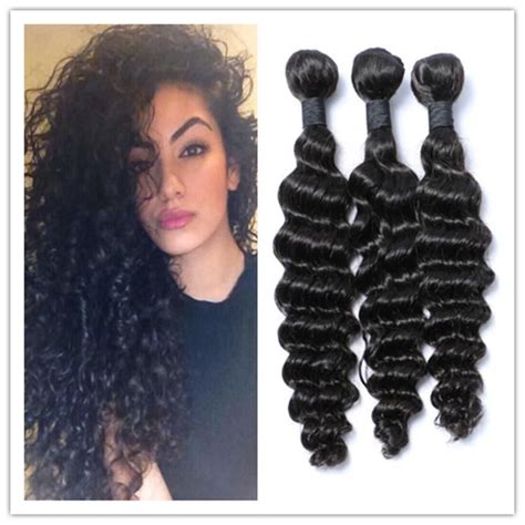 Cheap Brazilian Hair Deep Wave Curly Hair Extensions Hair Weaving 100