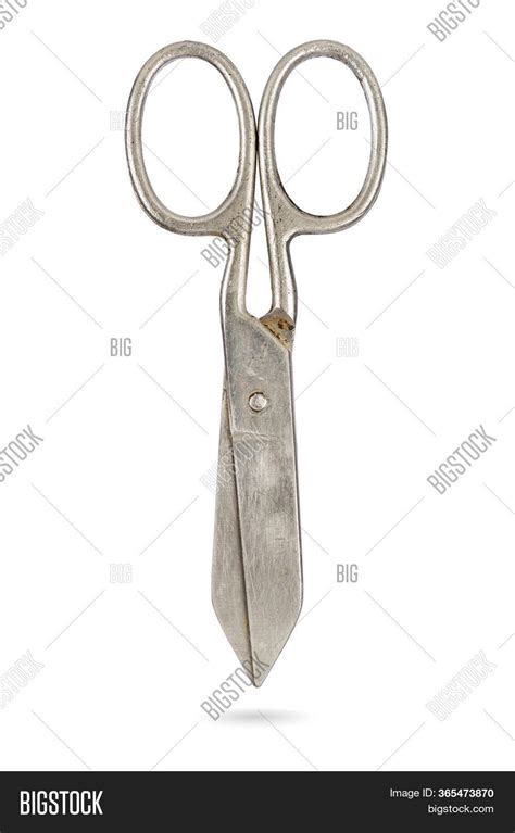Big Old Metal Scissors Image And Photo Free Trial Bigstock