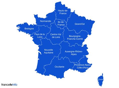 Cette nouvelle carte acte le rattachement des régions : Cartograf.fr : Carte France : Page 3