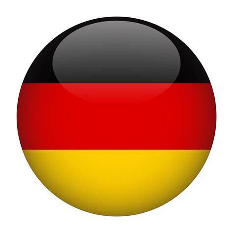 Germany 3d Rounded Flag With Transparent Background 15272139 Png