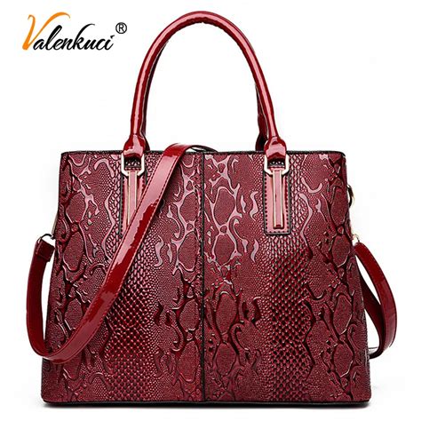 Valenkuci Brand Fashion Women Leather Handbag Bags Ladies Luxury