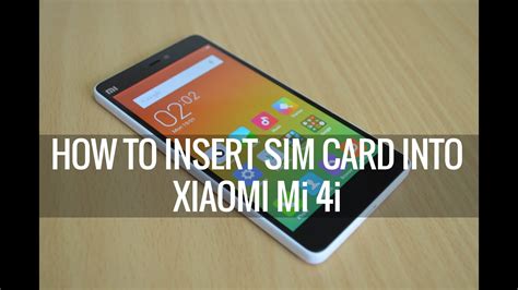 Pull out the sim card tray gently once it is ejected. How to Insert SIM Card into Xiaomi Mi4i | Techniqued - YouTube
