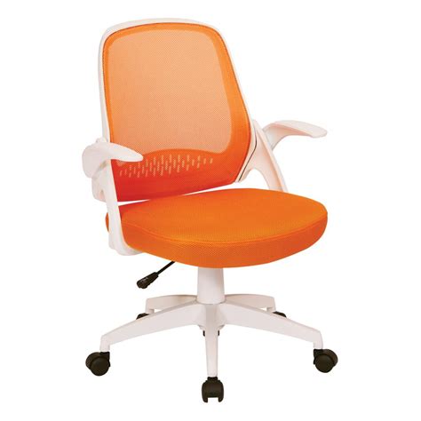 Orange Mesh Nylon Ave Six Office Chairs Jkn26 W18m 64 1000 
