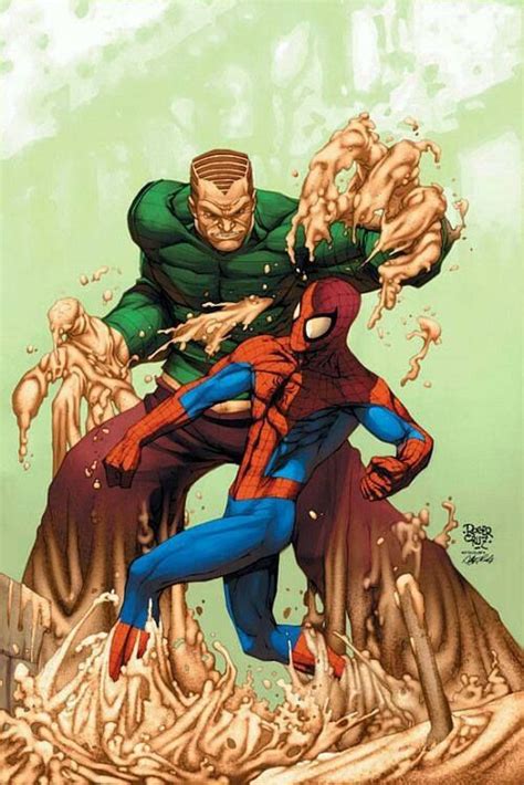 Sandman Vs Spider Man Art By Roger Cruz Marvel Comics Hq Marvel