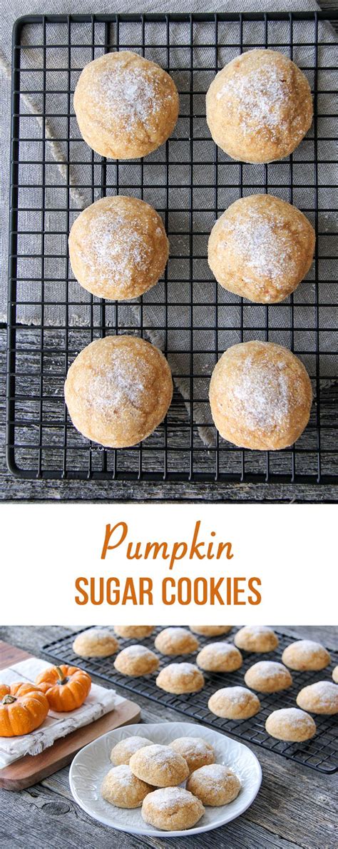 These Pumpkin Sugar Cookies Are Soft Sweet And Full Of Delicious Fall