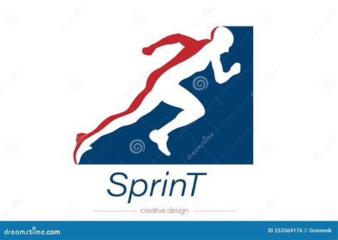Sprint Vector Template For For Logo Sticker Logo Or Brand Stock
