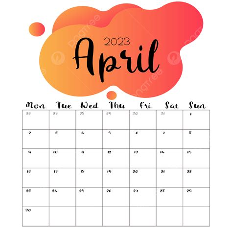 Calendario Abril Granate Png Calendario Calendario Abril