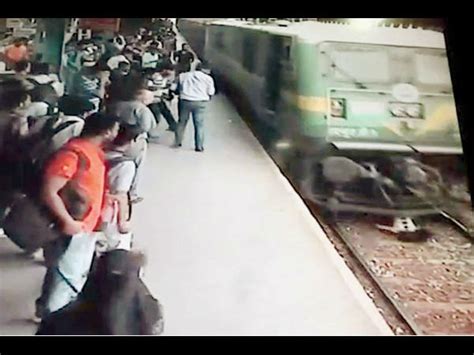 Unbelievable Girl Survives After Being Run Over By Train In Mumbai