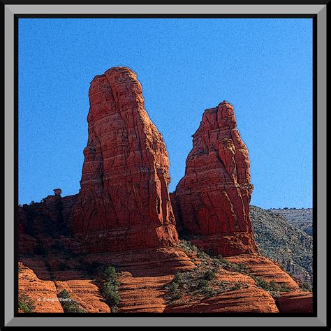 Two Nuns Rock Formation Sedona Az Sedona Az Dwight Beers Flickr