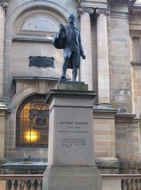 Behind The Statue Of Explorer Matthew Flinders In Sydney Is His Beloved