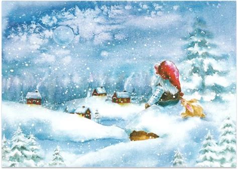 God jul swedish merry christmas sweden tomte gnome flag, buffalo plaid flag, gnomes flag, merry christmas flag, home outdoor decor. Jul Kort ~~ 1 st JULKORT ~~ Tomte snö skog hare.. (327376805) ᐈ Köp på Tradera