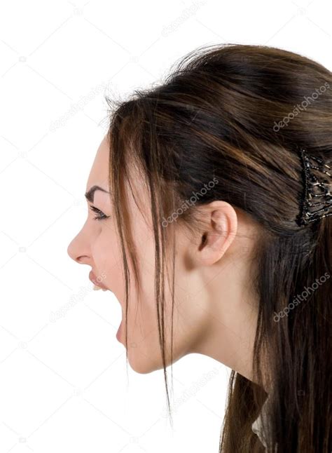 Woman Screams — Stock Photo © Annadanilkova 71172197