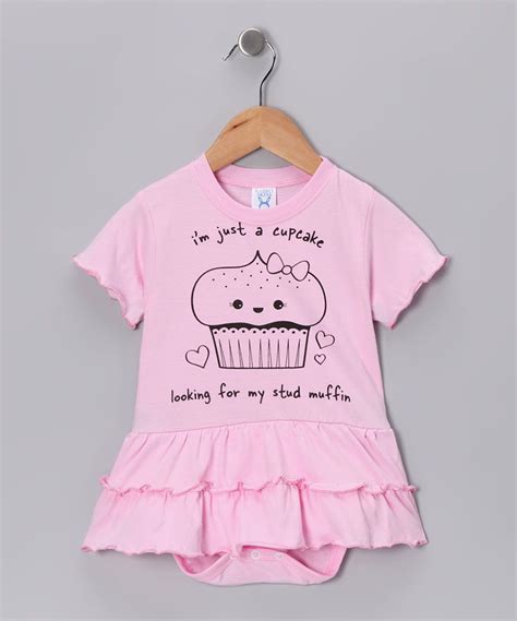 Pink Im Just A Cupcake Ruffle Dress Infant Toddler And Girls