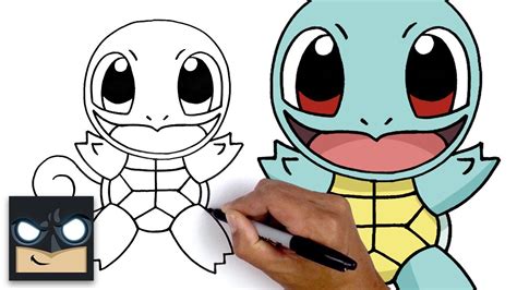 How To Draw Squirtle Pokemon Youtube