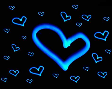 Blue Heart Wallpapers Wallpaper Cave