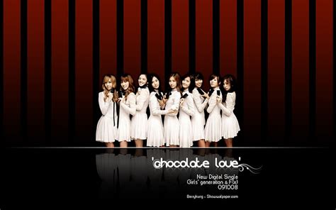 Girls Generation Chocolate Love Girls Generation Snsd Chocolate Love Kpop Hd Wallpaper