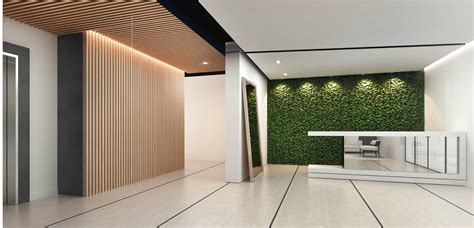 Contemporary Apartment Lobby Design Designed By Swiss Bureau Interior