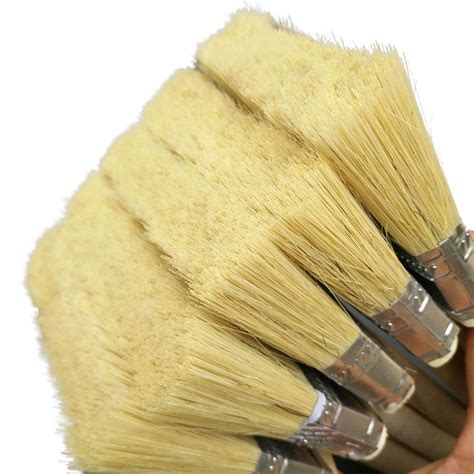 Paint Brush with Wooden Handle Flat Brush Stain Varnish Paint Paint ...
