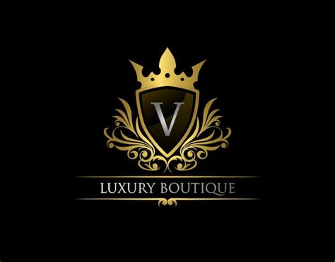 Premium Vector Luxury Royal Letter V Golden Logo