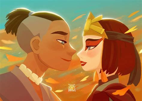 jing on instagram “sokka and suki 🍂 sokka may not know how to bend the elements but he