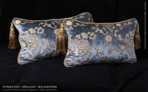 Scalamandre Sculpted Silk Velvet Lee Jofa Elegant Accent Pillows