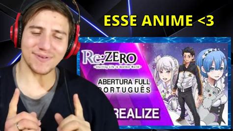 React Rezero Temporada 2 Abertura Completa Em Portugues Realize