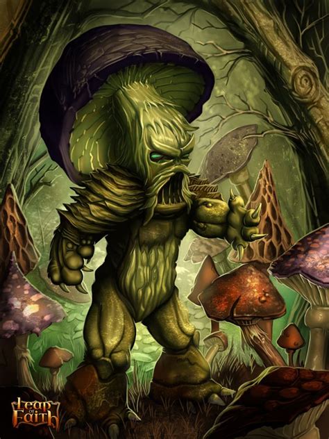 Fungus Monster Basic Jaecks Lof Fantasy Monster Psychedelic Artwork