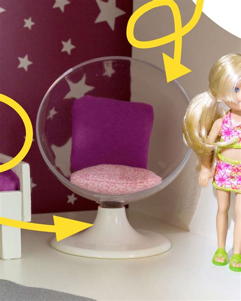 Liebe grüße, regina und frank r. Barbie Möbel selber bauen - Stylischen Sessel aus IKEA ...