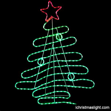 Animated Led Motif Rope Light Christmas Tree Ichristmaslight