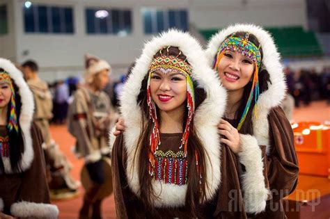 Native Smile From Sakha Yakutia Republic Folk Fashion Folk Costume