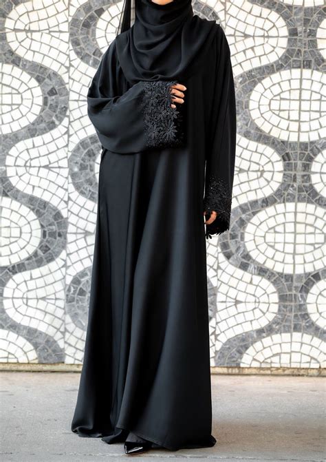 Talbiyah Abaya Simple Abaya Black Abaya Fashion Abayas Fashion