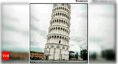 Pisa How Leaning Tower Of Pisa Survived Quakes Times Of India
